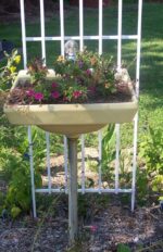 Recycled-basin-garden