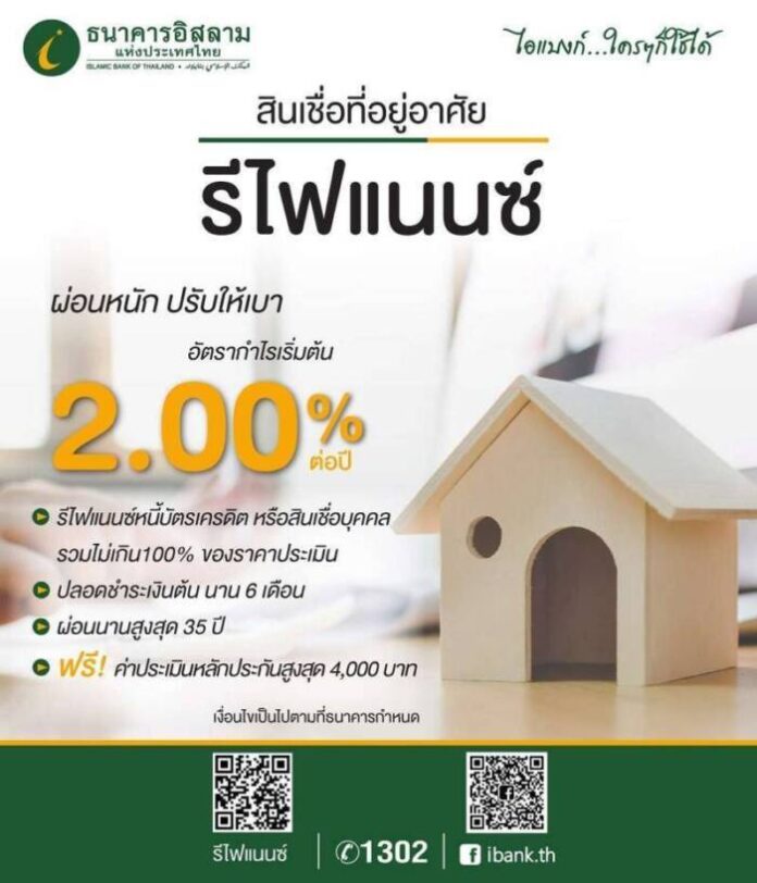 ภาพประกอบข่าว-รีไฟแนนซ์สินเชื่อบ้าน มาไอแบงก์