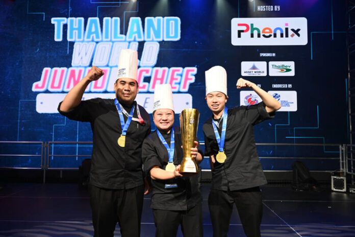 ทีมชนะเลิศ Thailand World Junior Chef Battle 2024