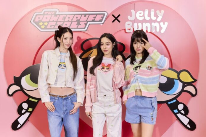 003 นินน่า - พีพี - ชาร์เลท ในคอลเลกชั่น The Powerpuff Girls x Jelly Bunny
