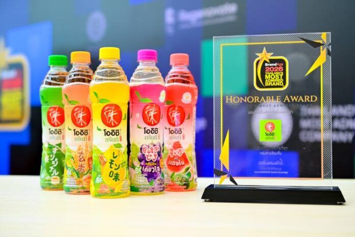 03_โออิชิ กรีนที 2026 Thailand's Most Admired Brand