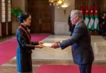 ทูตไทยเข้าเฝ้าฯ กษัตริย์จอร์แดน ถวายพระราชสาส์นตราตั้ง