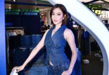 แต้ว ณฐพร สวยทรงพลังในลุค SARAN JEANS รุ่น HUG ME PLEASE